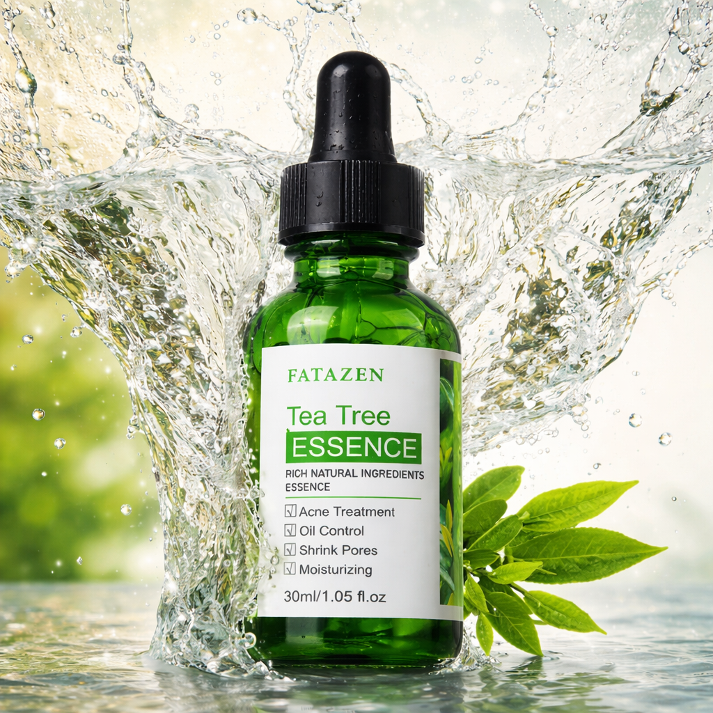 Fatazen Tea Tree Essence for clear skin, acne control, and pore refinement