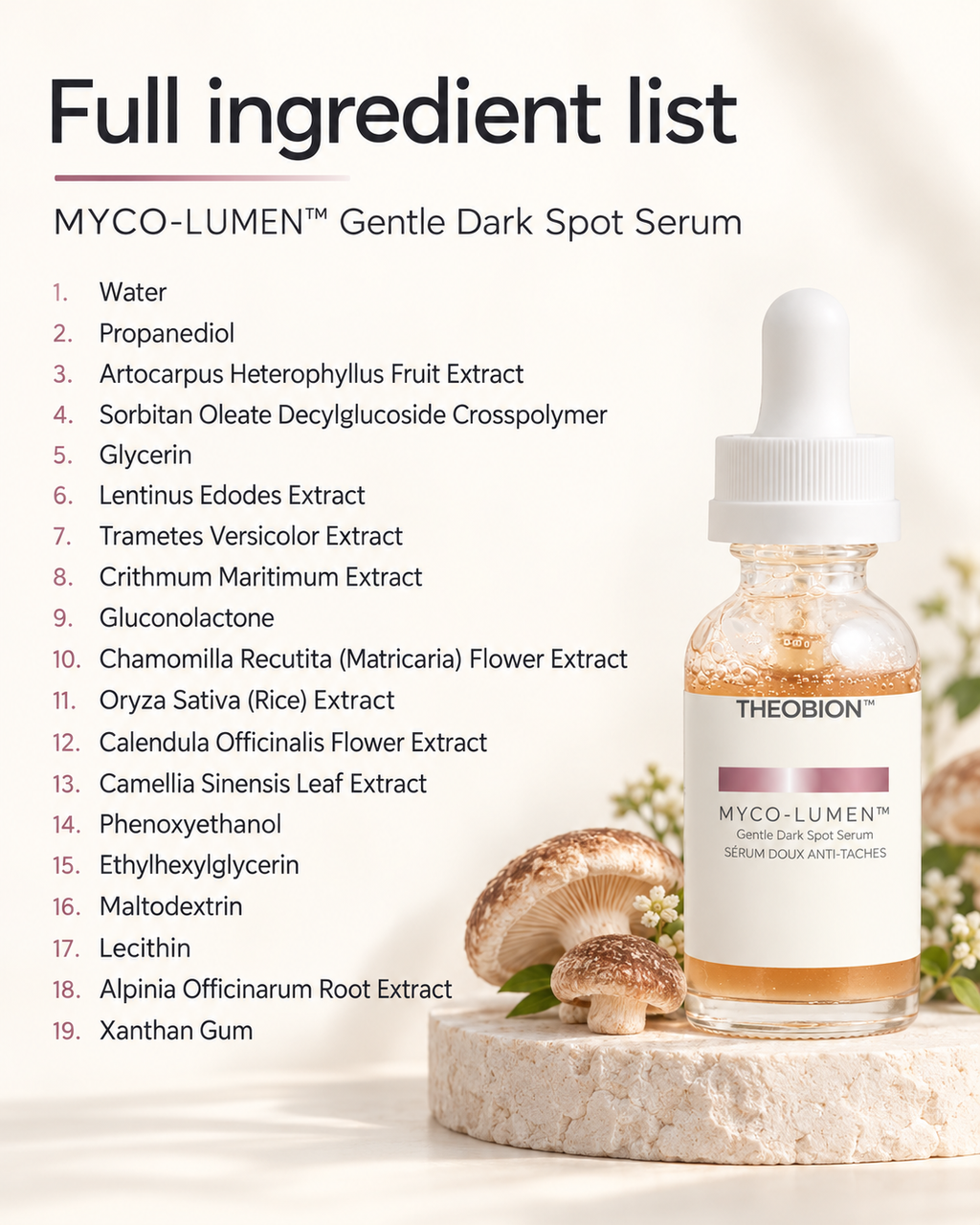 MYCO-LUMEN™ milde serum tegen pigmentvlekken