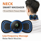 Cordless Neck Massager with Heat - Rechargeable Wireless Relaxation