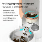Smart Automatic Pet Feeder - WiFi App Control for Cats & Dogs