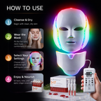 LED Beauty Mask – Fotonen Lichttherapie & EMS Microstroom | Huidverjonging voor Thuis