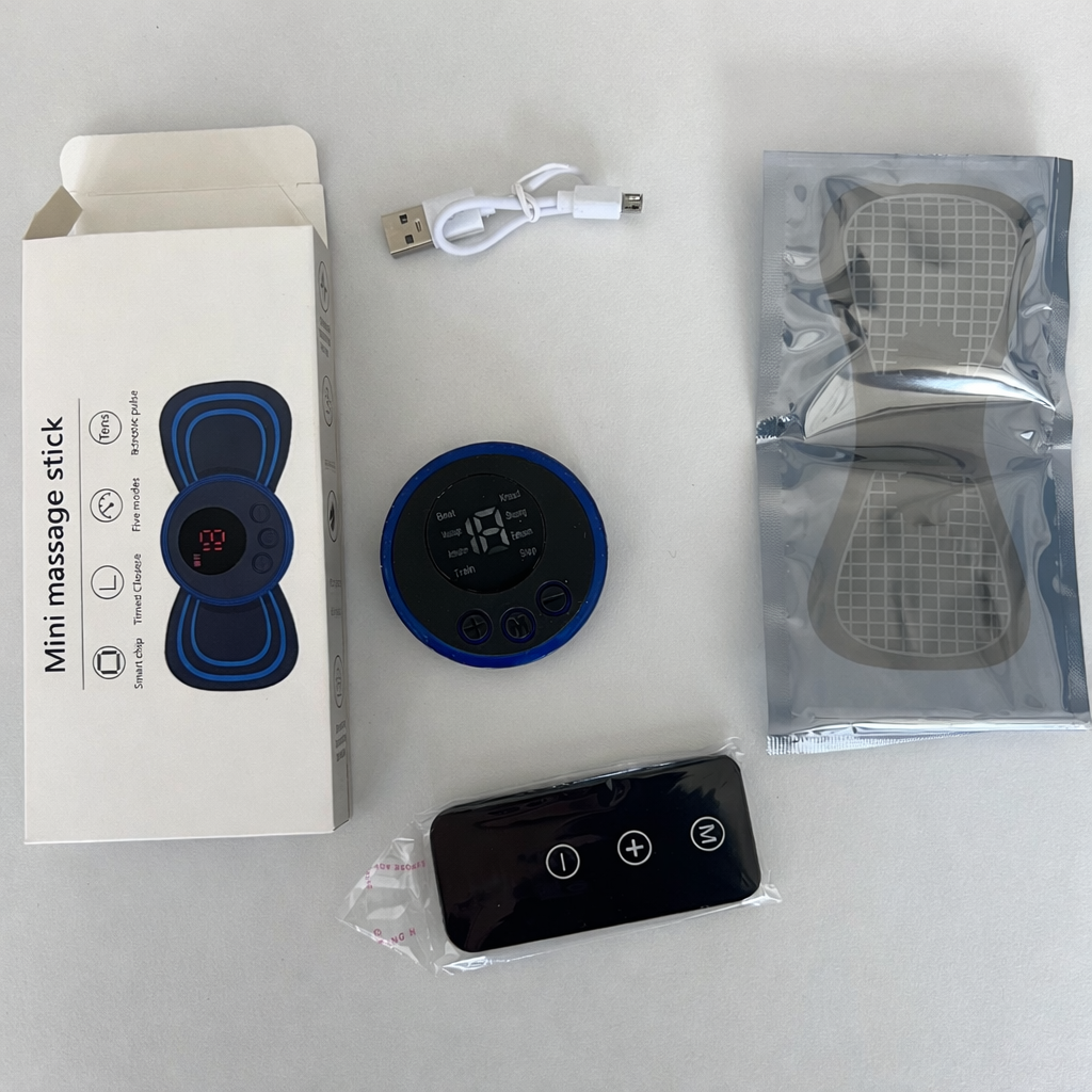 Cordless Neck Massager with Heat - Rechargeable Wireless Relaxation