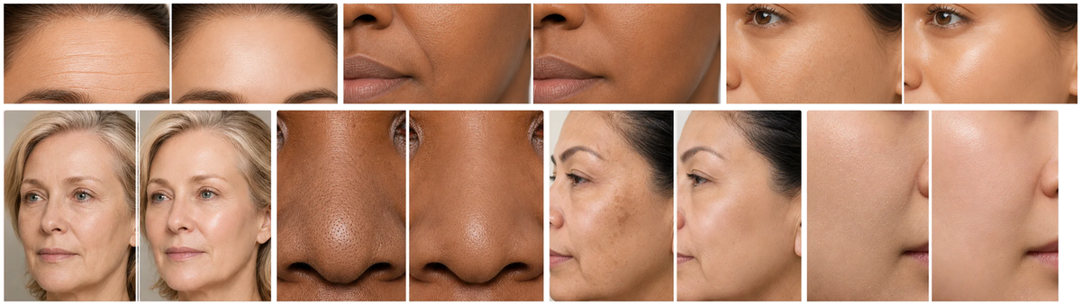 Smooth, hydrated-looking skin, PDRN + Peptide Renewal Serum