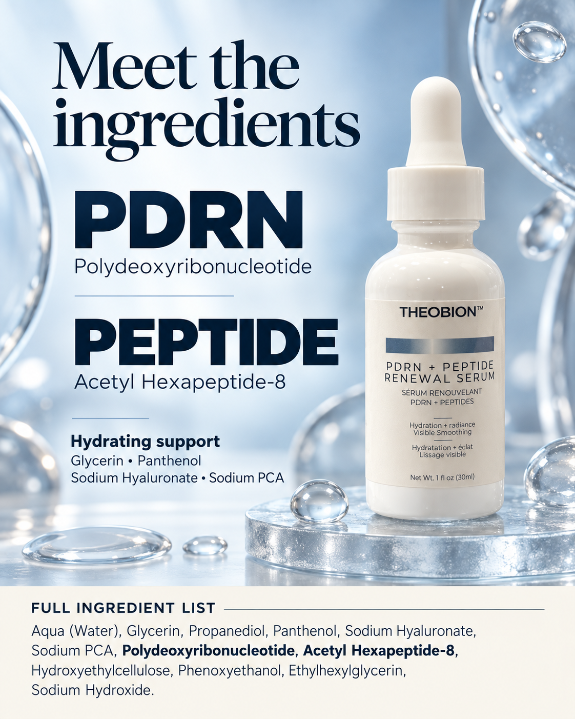 PDRN + PEPTIDE RENEWAL SERUM